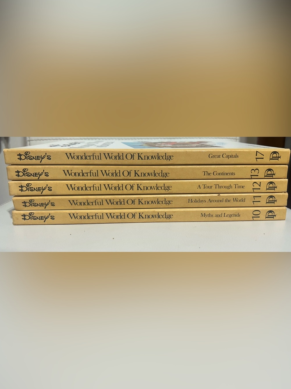 VINTAGE Disney's Wonderful World of Knowledge Book Set